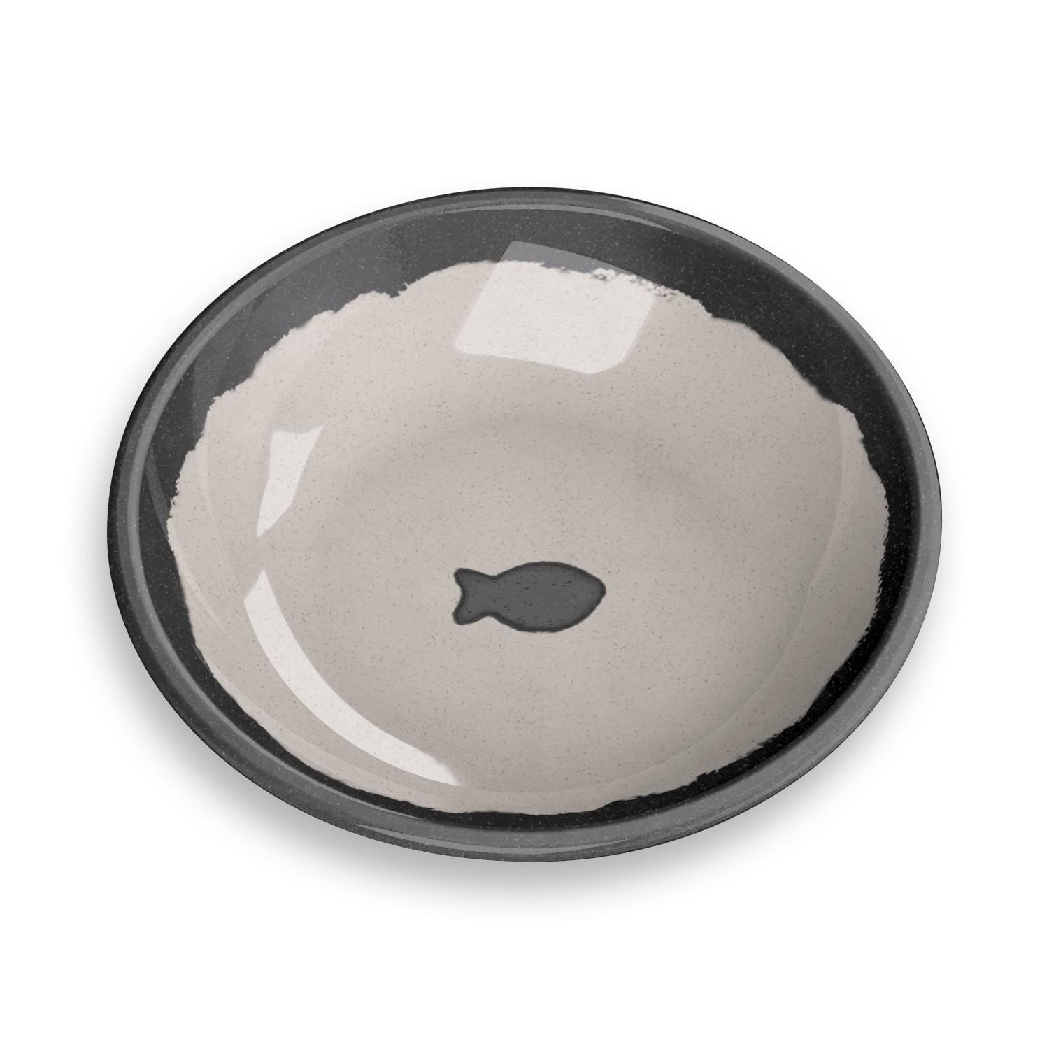 Tarhong Bamboo Brown Glaze Pet Saucer