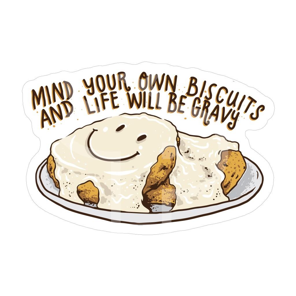 Sticker Pack Biscuits & Gravy Sticker, Small, 2-in