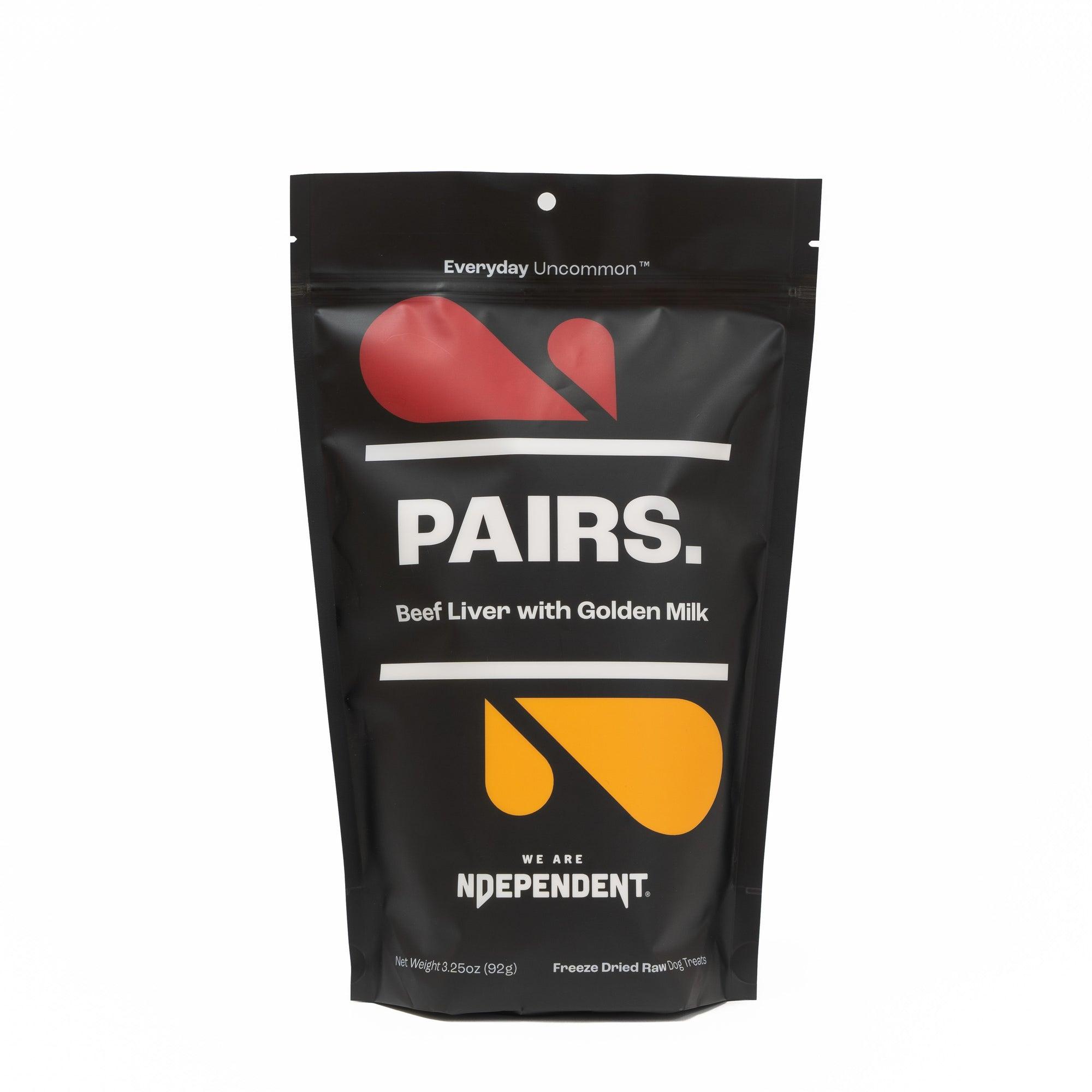We Are Ndependent Pairs Beef with Golden Milk Freeze-Dried Dog Treats, 3.25-oz
