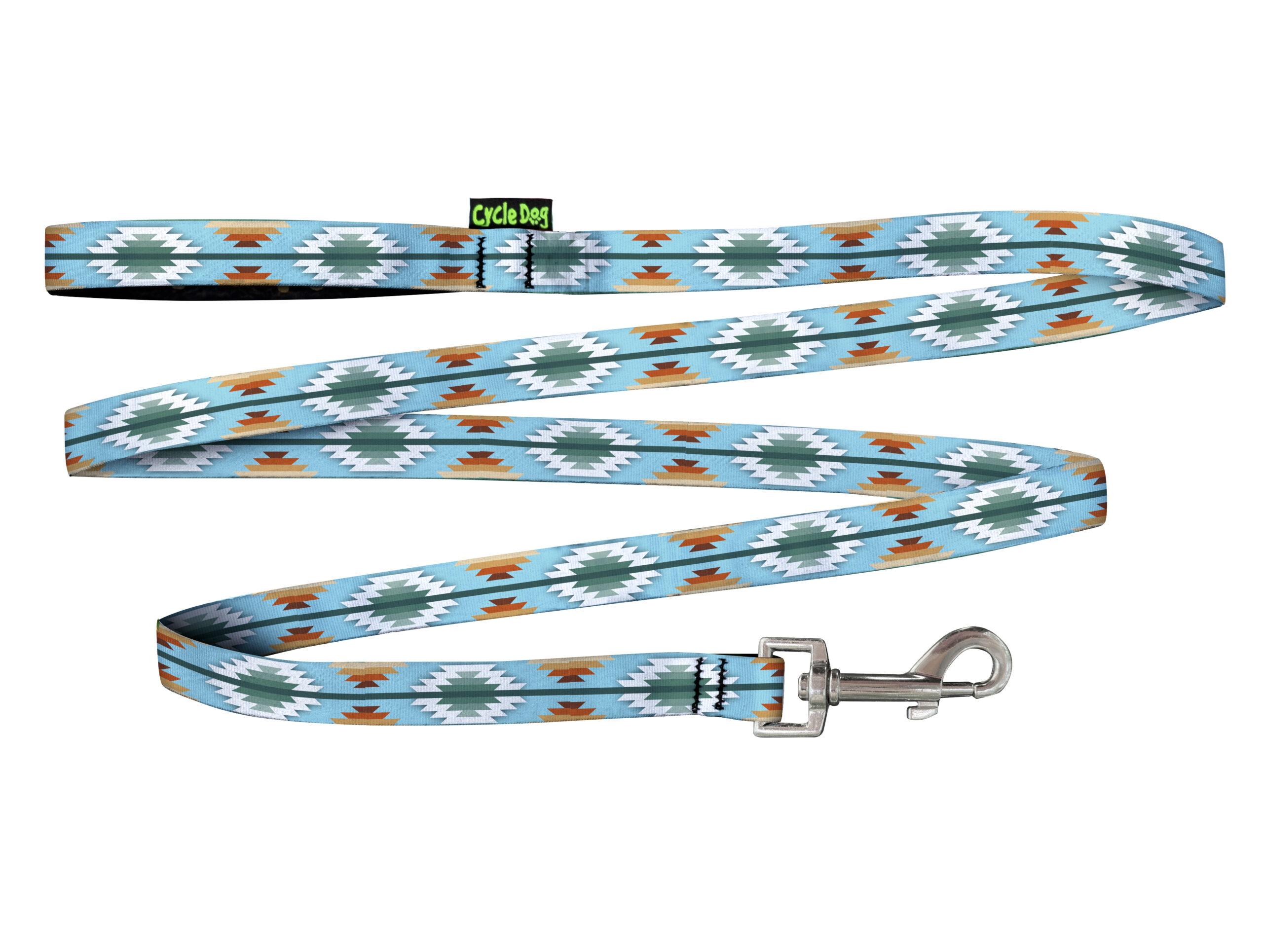 Cycle Dog Ecoweave SkinnyWidth Dog Leash, Campfire Blanket, 6-ft