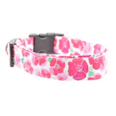 Dog Collar World Dog Collar, Poppies, Medium