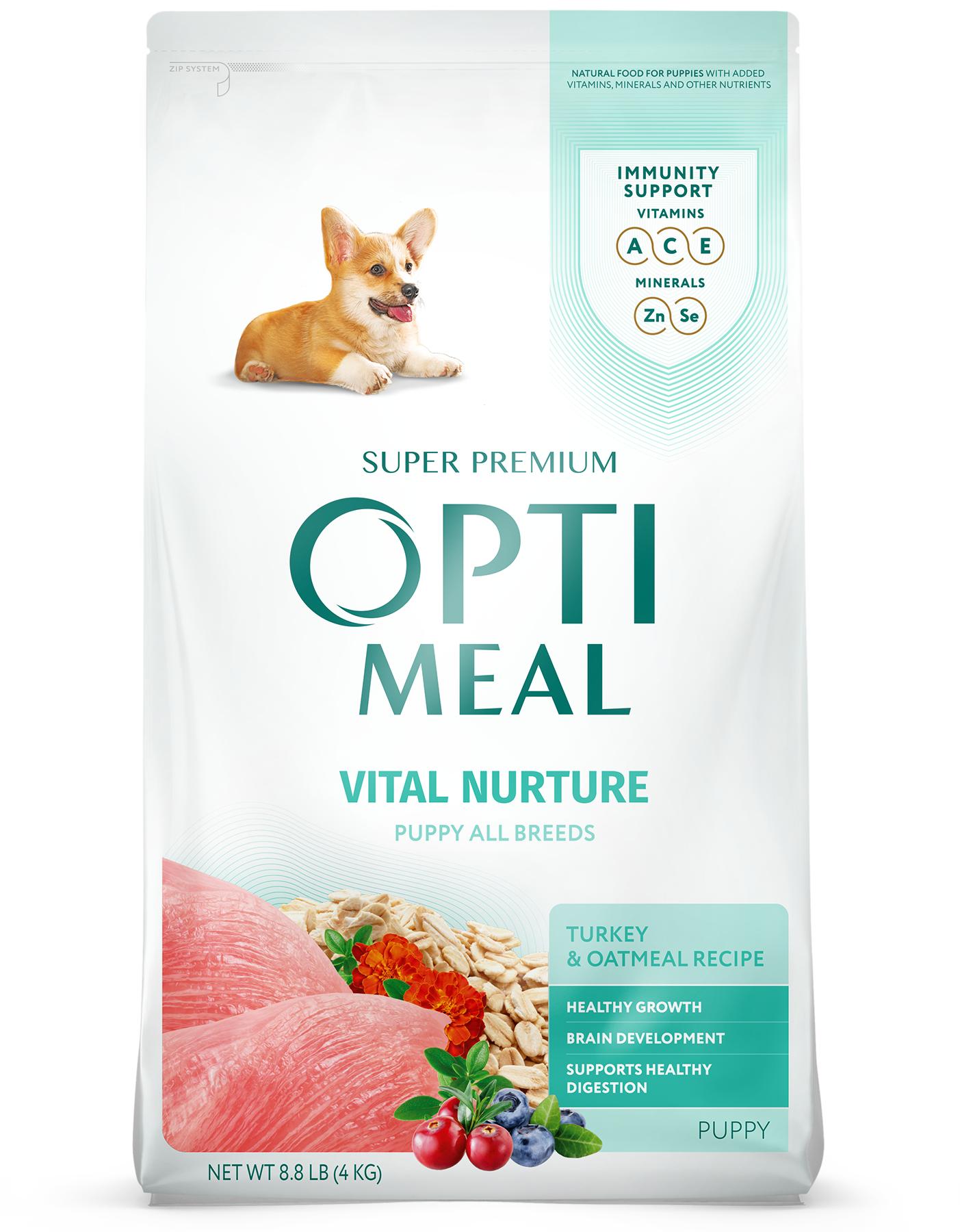 OptiMeal Vital Nurture Turkey & Oatmeal Puppy All Breeds Dry Dog Food