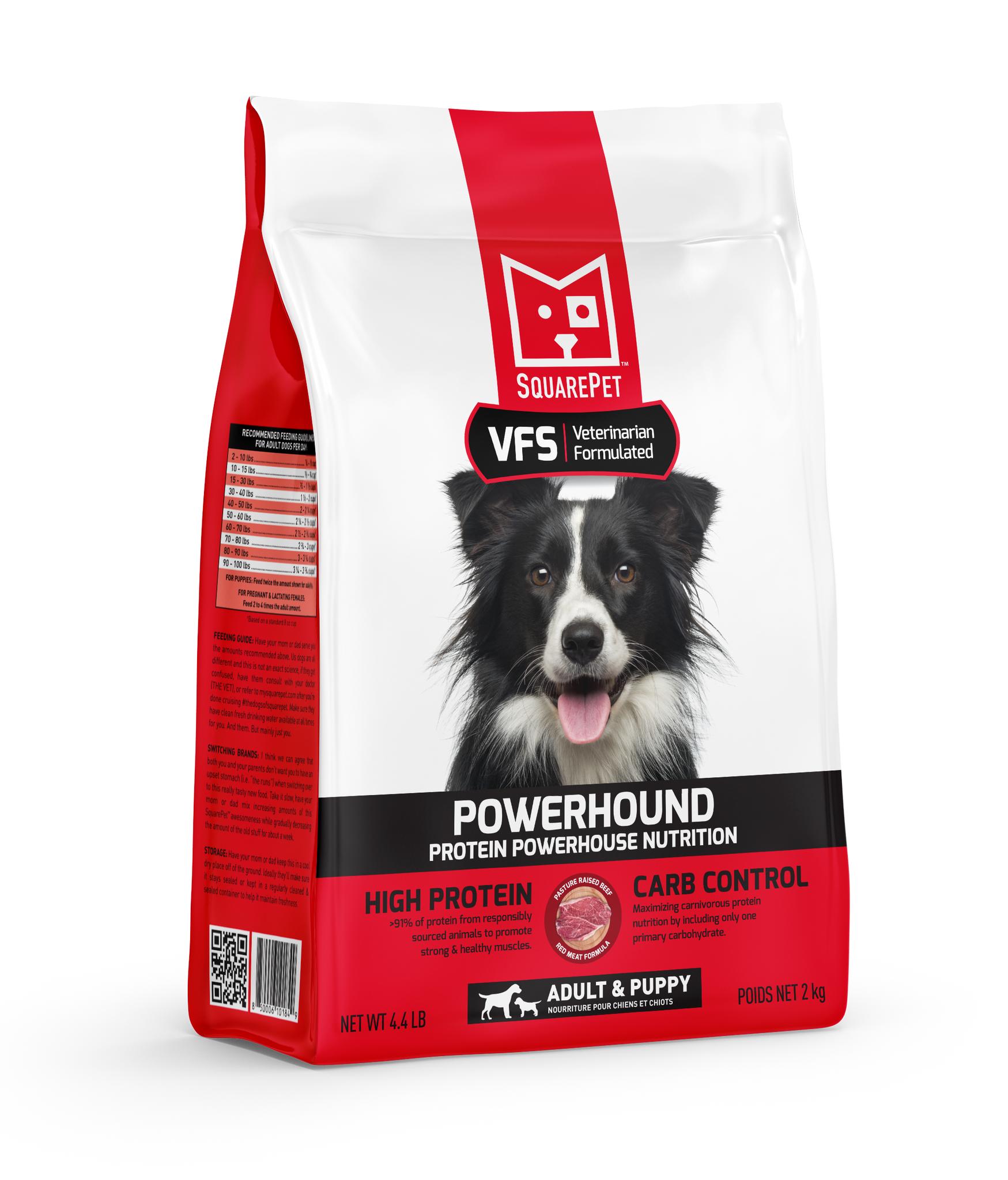 SquarePet VFS PowerHound Red Meat Dry Dog Food