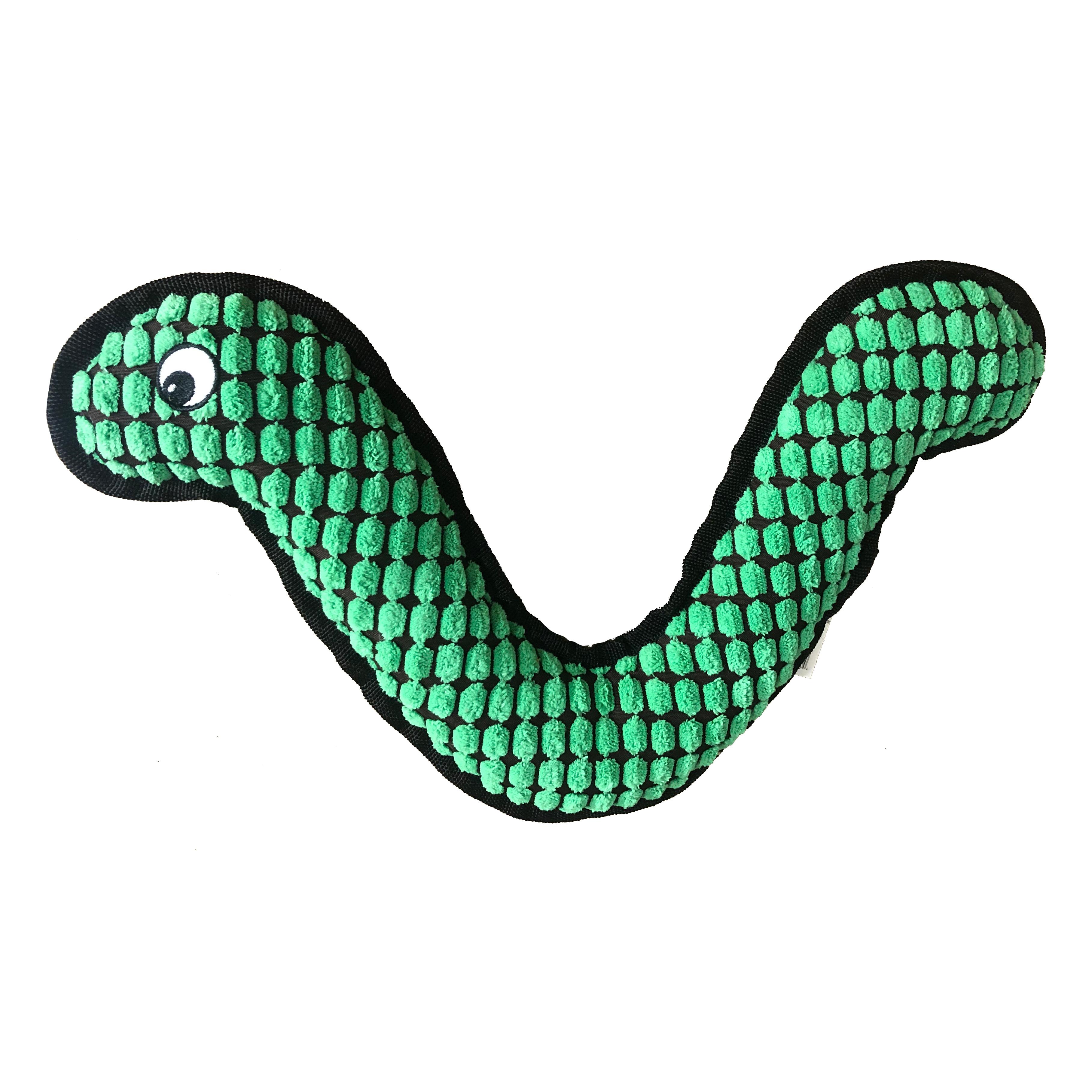 Smart Pet Love Tender-Tuffs Fetch Aussie Inchworm Boomerang Dog Toy, Green