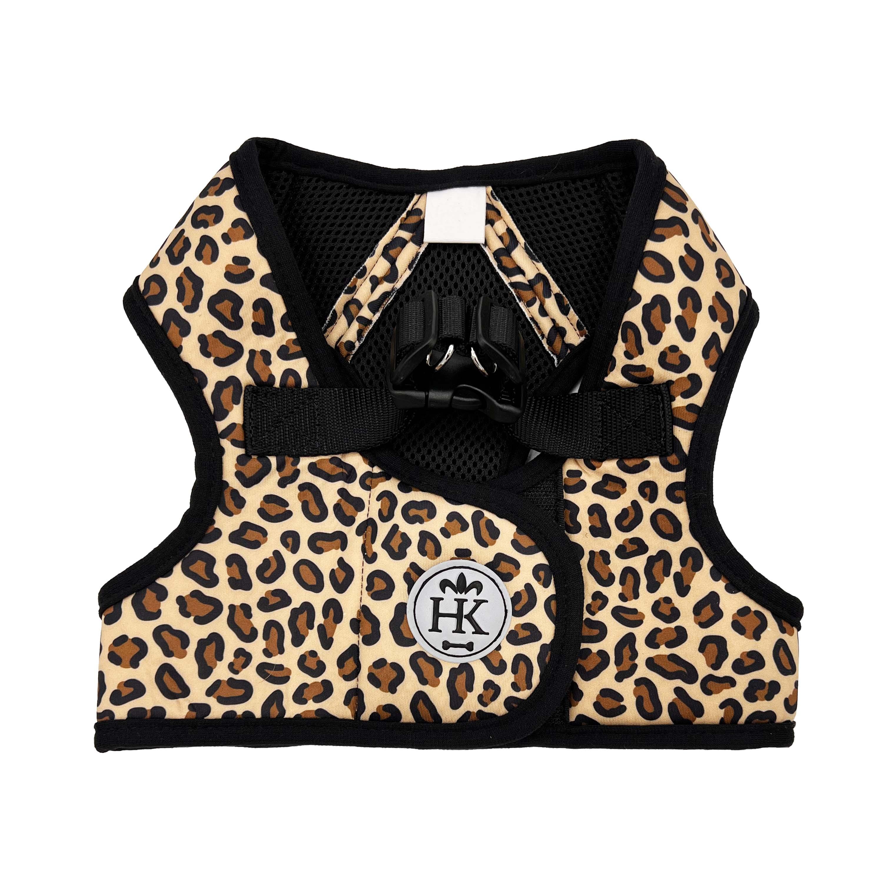 Huxley & Kent Hudson Dog Harness, Tan Leopard, Small