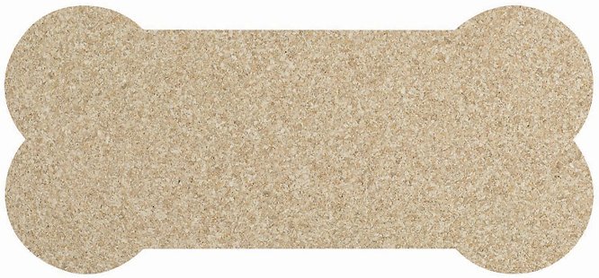 ORE Pet Recycled Rubber Natural Skinny Bone Placemat