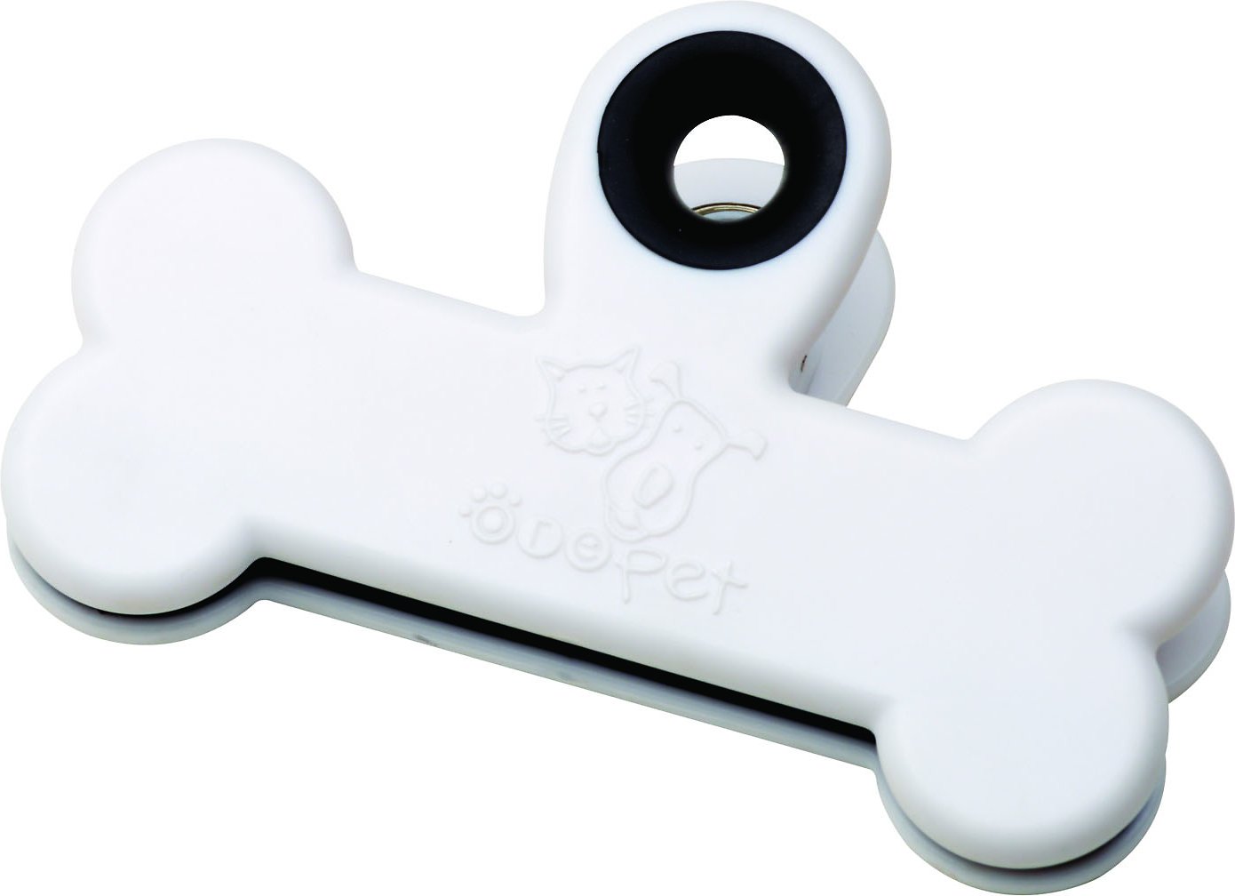 ORE Pet Pet Food Bag Clip, Black/White, Bag Clip, 4-in wide