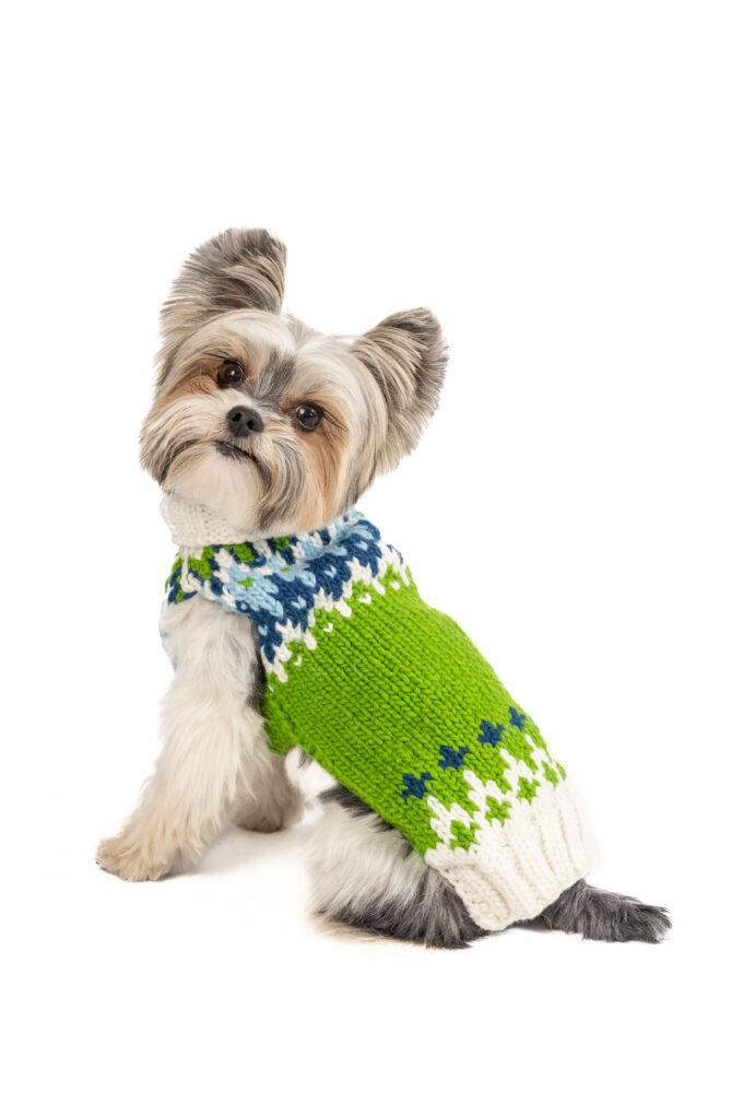 Chilly Dog Spring Ski Bum Dog Sweater, 3X-Large