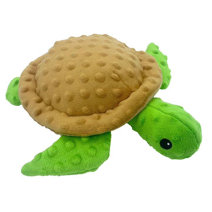 Petlou Dotty Friends Tortoise Dog Toy, 12-in