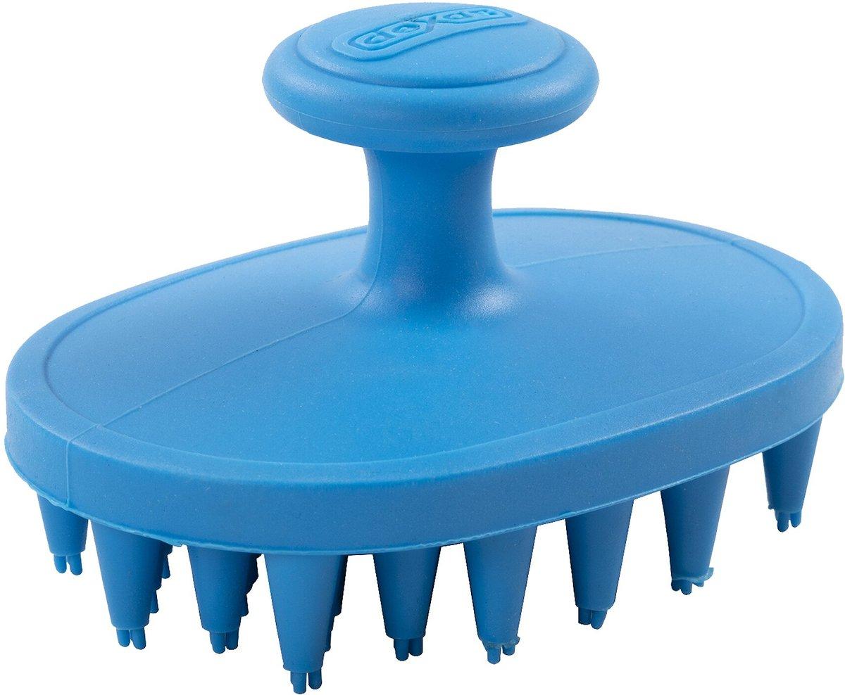 Dexas BrushBuster Dog Brush, Pro Blue, Medium