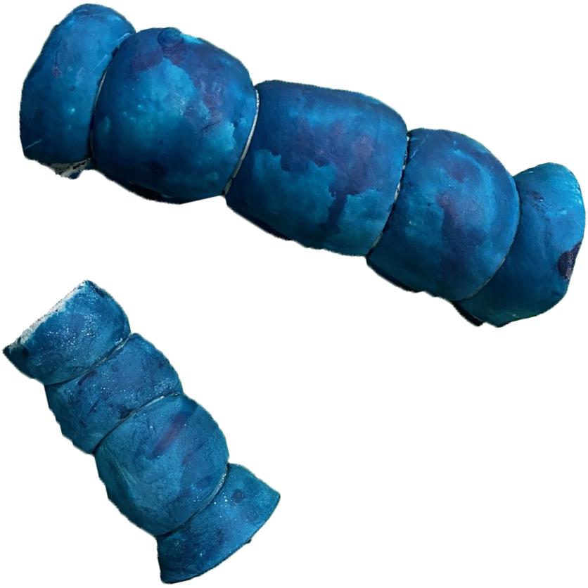 Great Lakes Cow Cheek Blueberry Dog Treats, 5-7-in