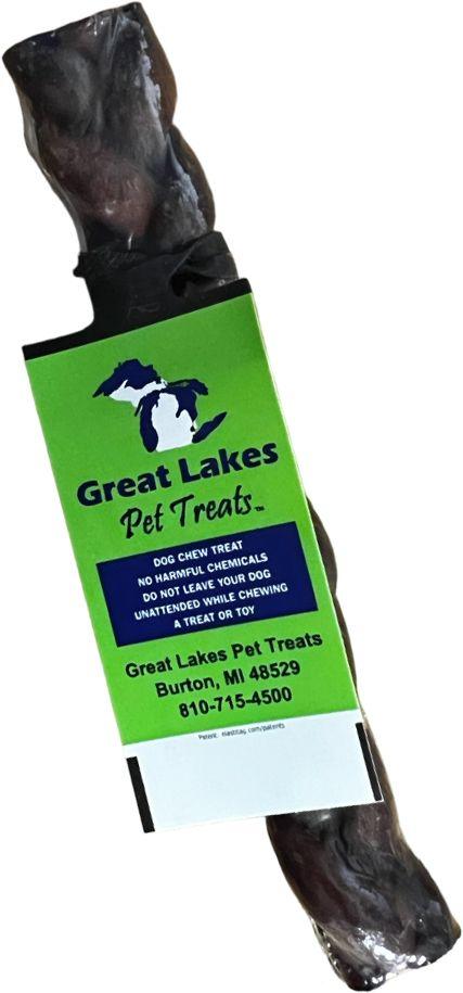 Great Lakes Braided Collagen Stick Dog Treats, 6-in