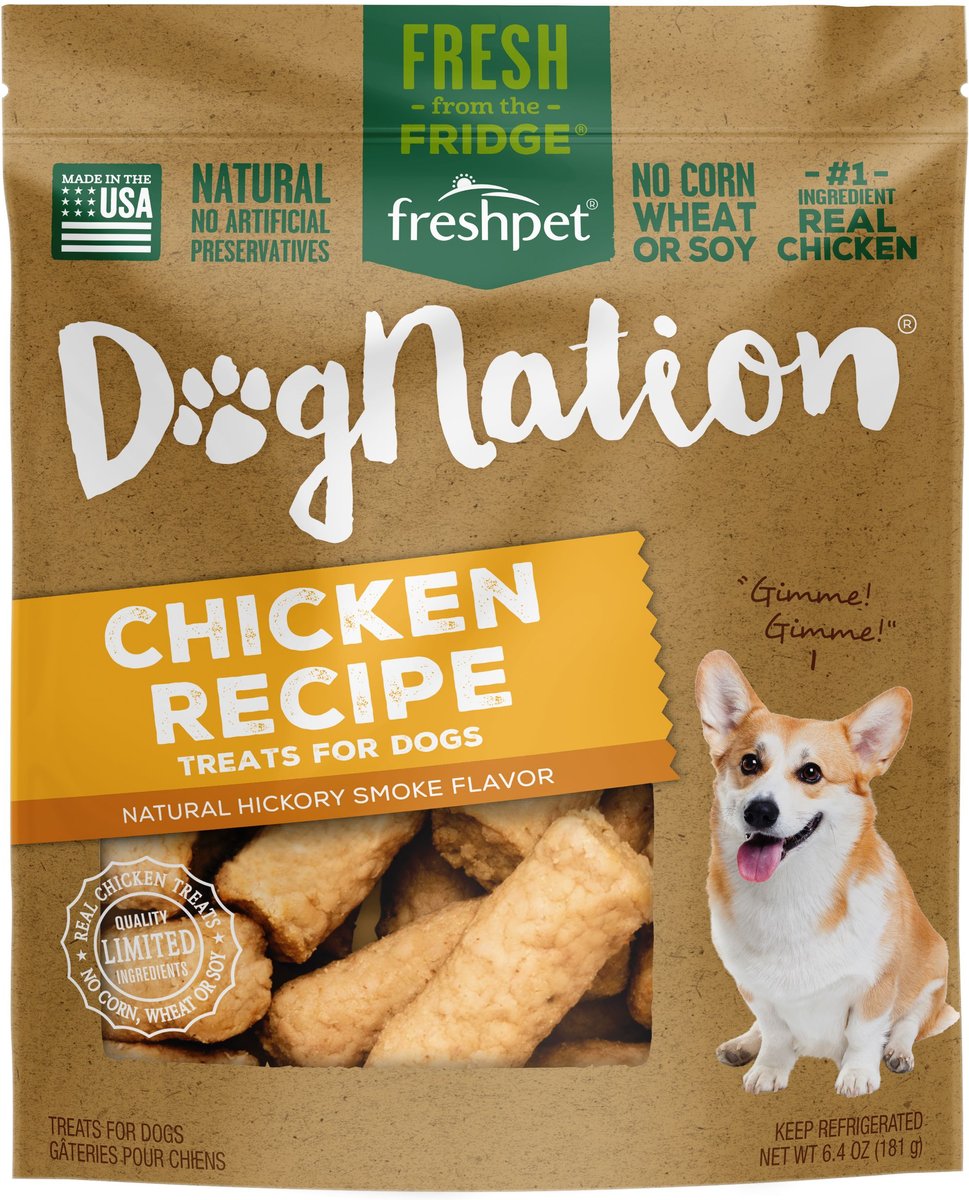 Freshpet DogNation Chicken Recipe Fresh Dog Treats