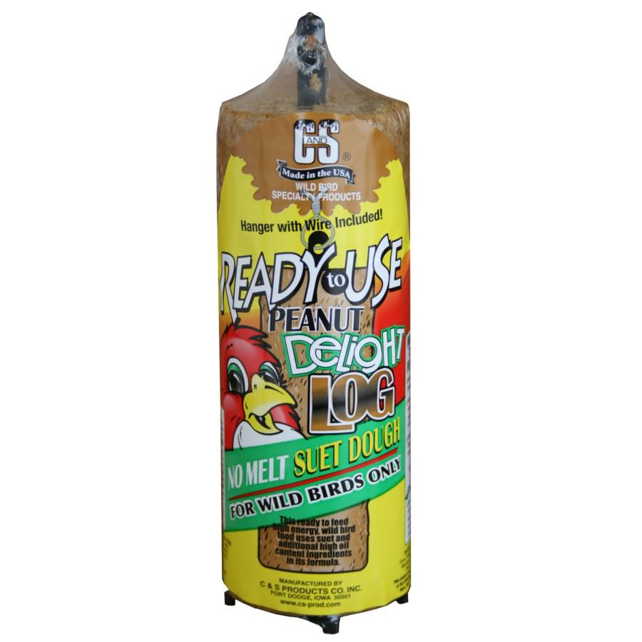 C&S Ready to Use Peanut Delight Log Wild Bird Food