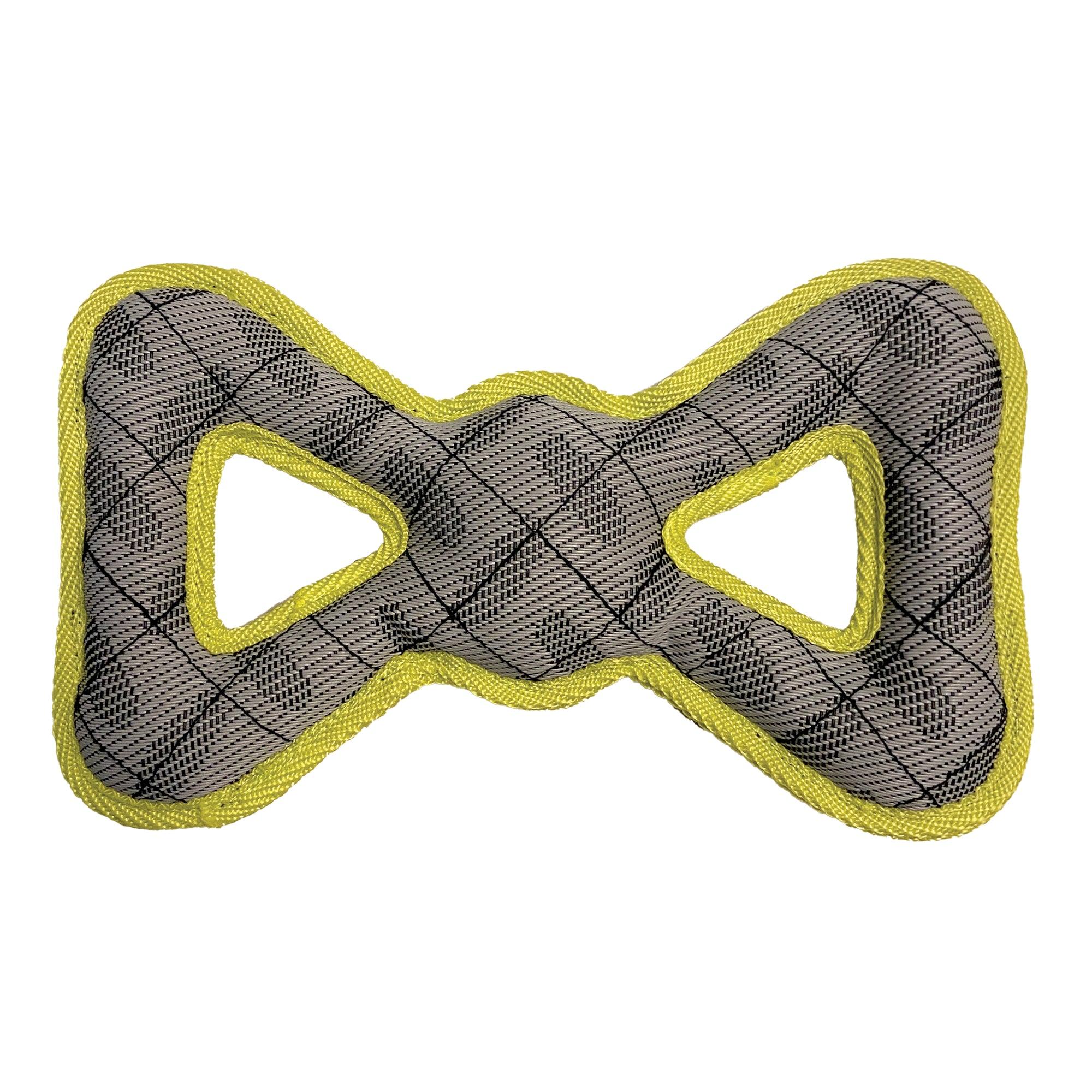 foufouBRANDS fouFIT Tuff Tugs Pully Dog Toy, Yellow