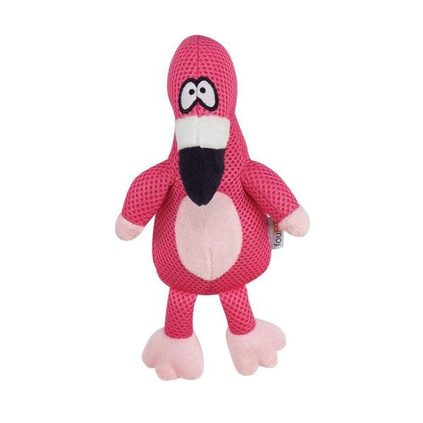 foufouBRANDS fouFIT Aqua Spiker Flamingo Dog Toy