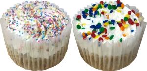 Preppy Puppy Birthday Cupcake with Candle Dog Treats, 3-in