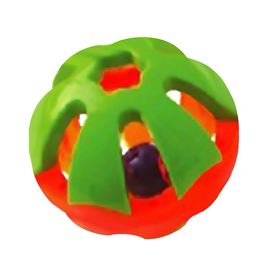 A&E Cage Company Happy Beaks Round Rattle Foot Bird Toy, X-Large