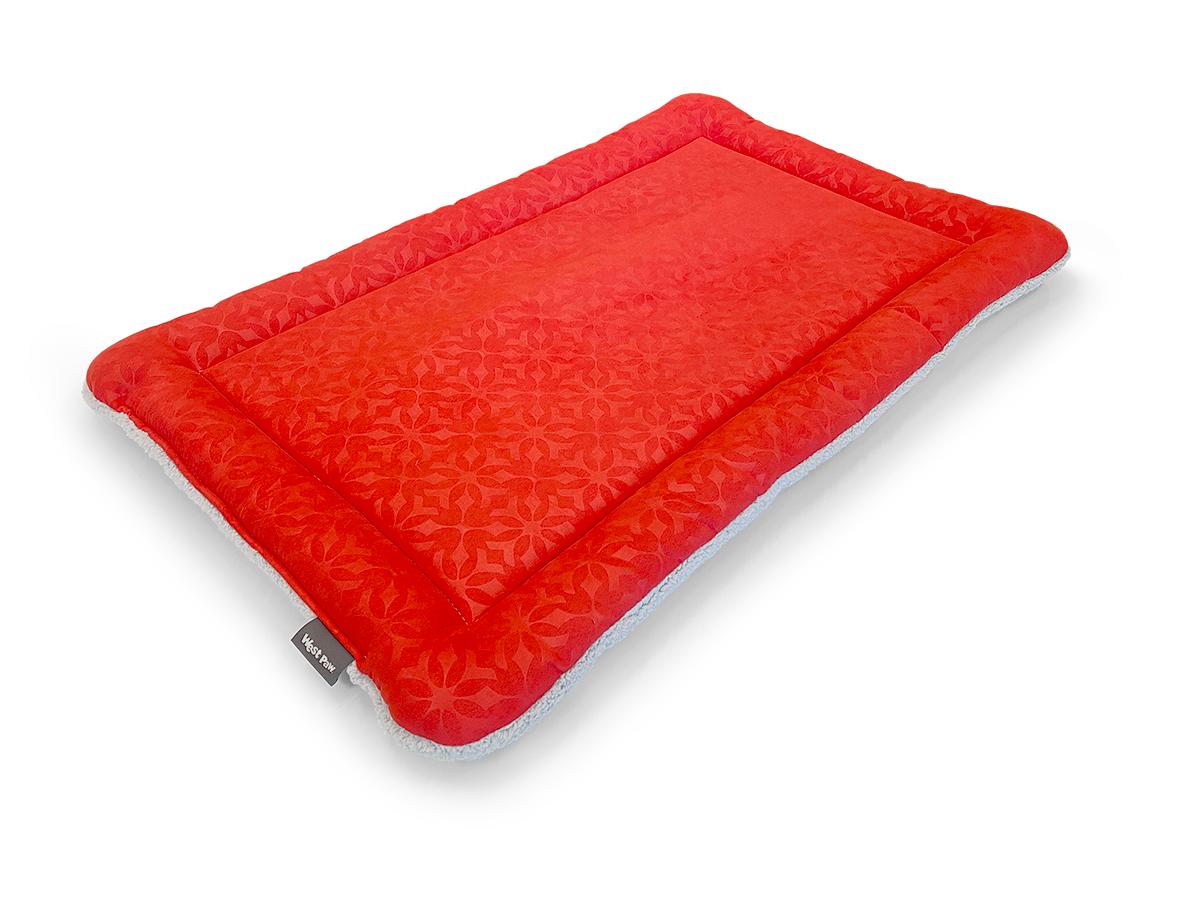 West Paw Big Sky Nap Dog Mat, Crimson Ice, Medium
