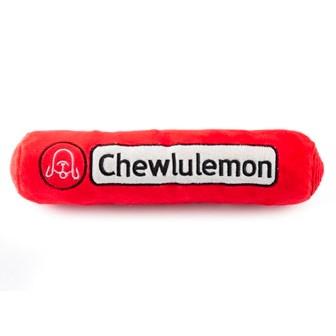Haute Diggity Dog Chewlulemon Yoga Mat Dog Toy, 9 x 2.5 x 2-in