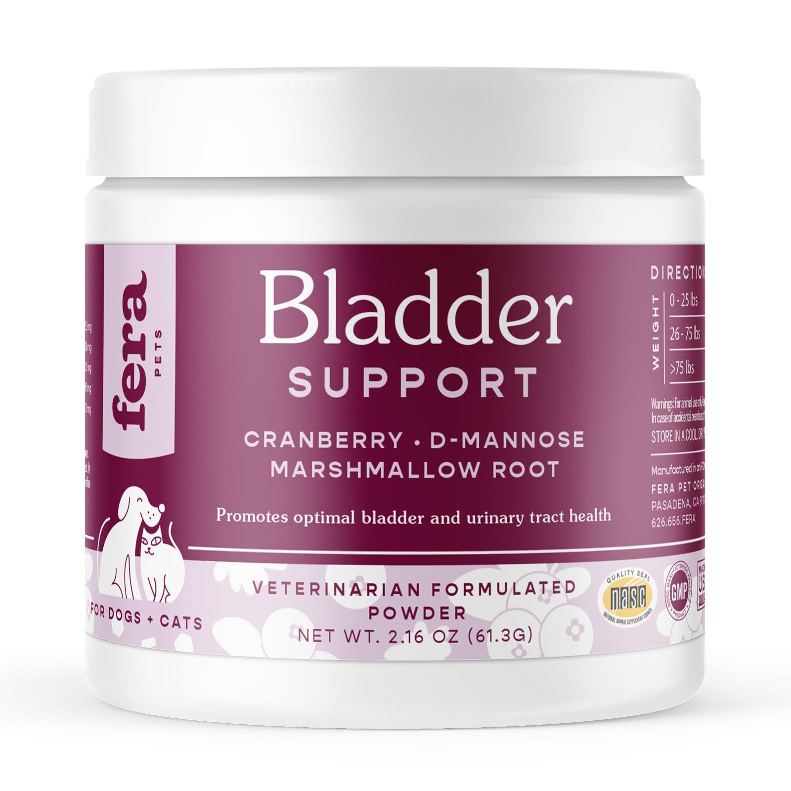 Fera Pet Organics Bladder Support Powder Dog & Cat Supplement, 2.16-oz