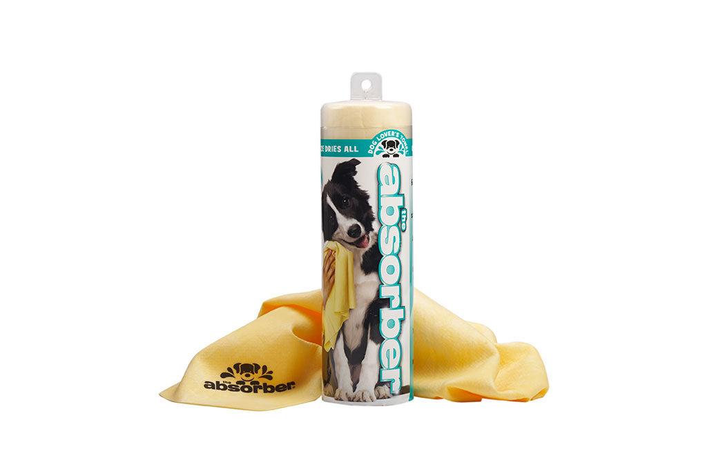 The Absorber Dog Lover's Pet Towel, Biscuit, 17-in x 27-in