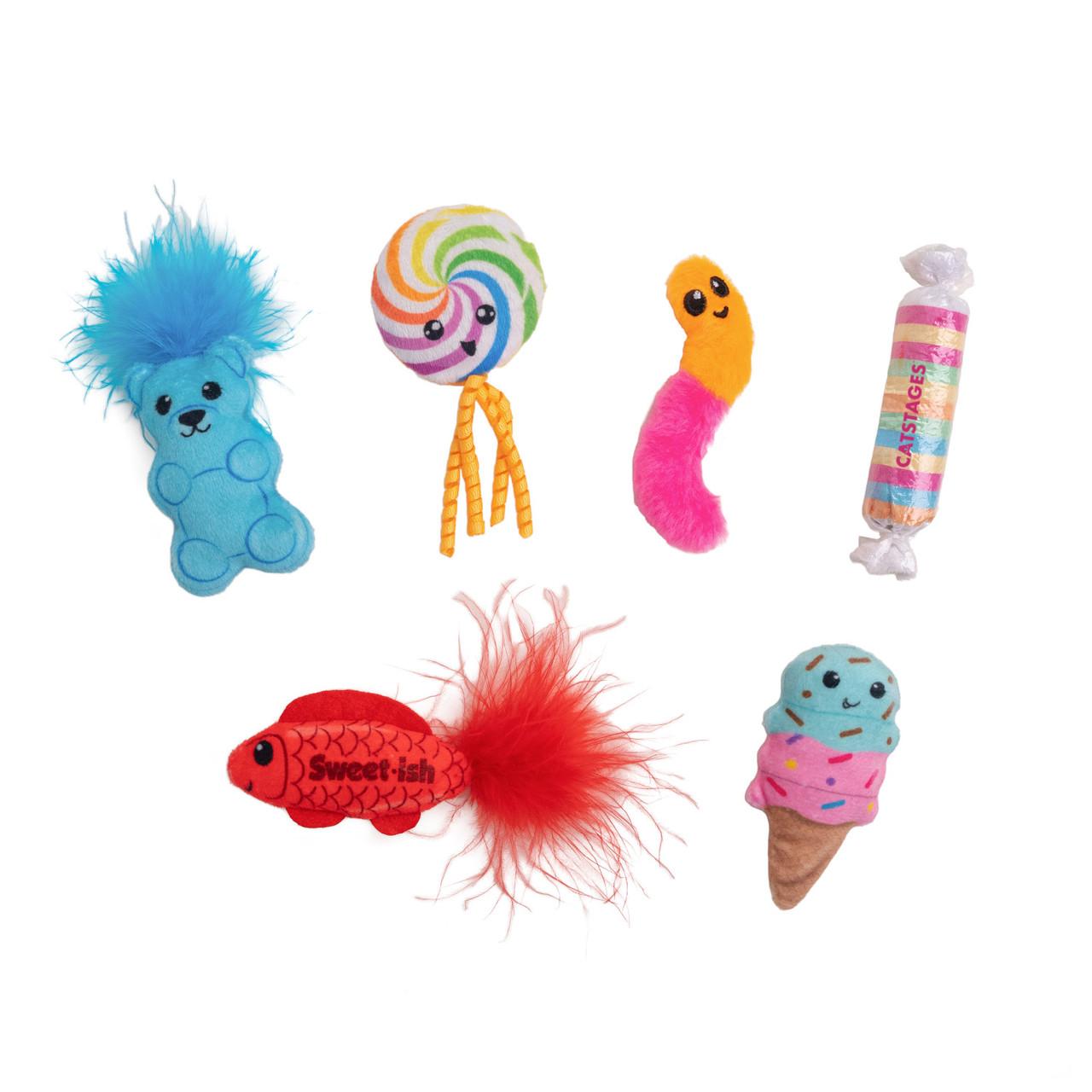 Catstages Kitty Sweet Treats Catnip Cat Toy, 6-pk
