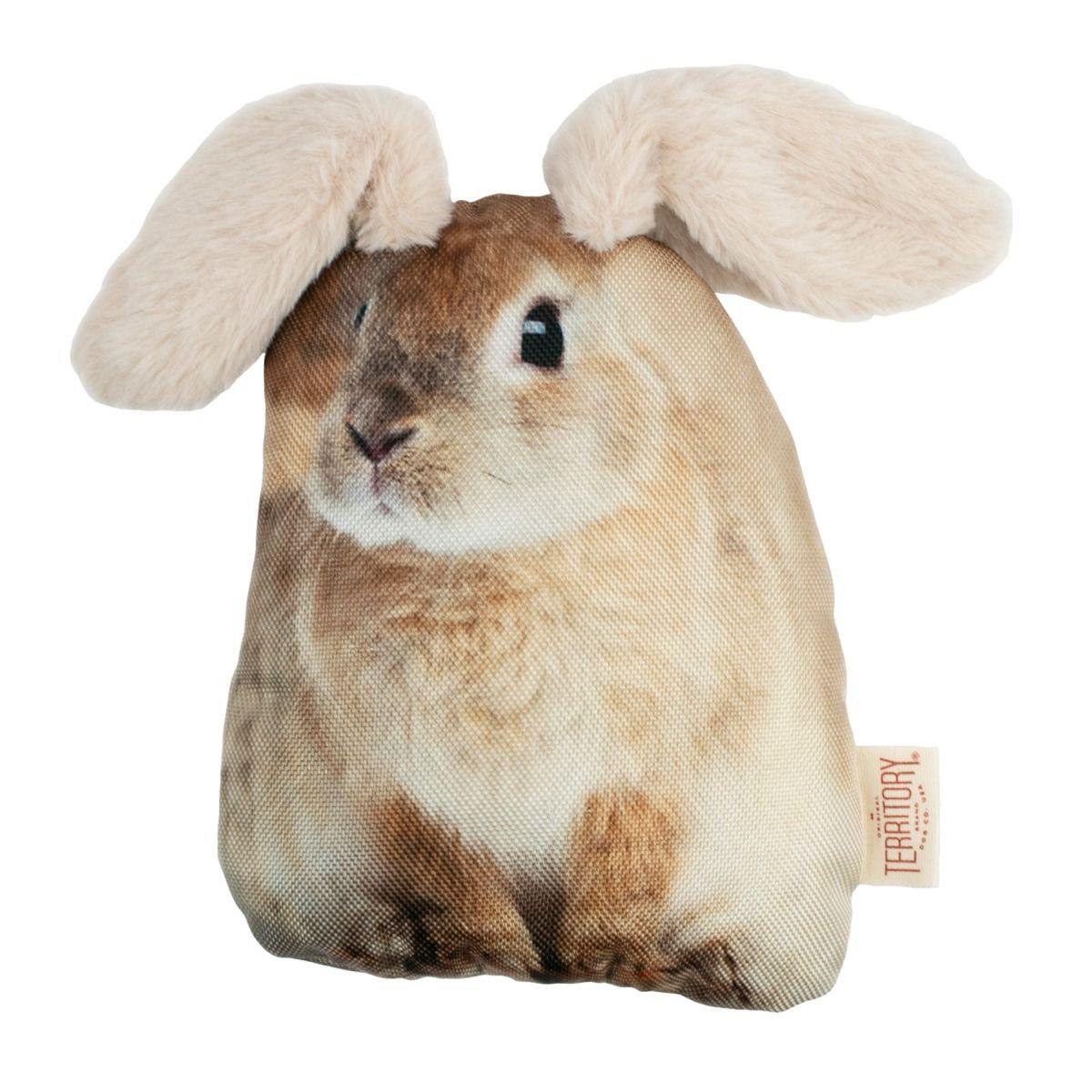 Original Territory Floppy Rabbit Dog Toy, 9-in