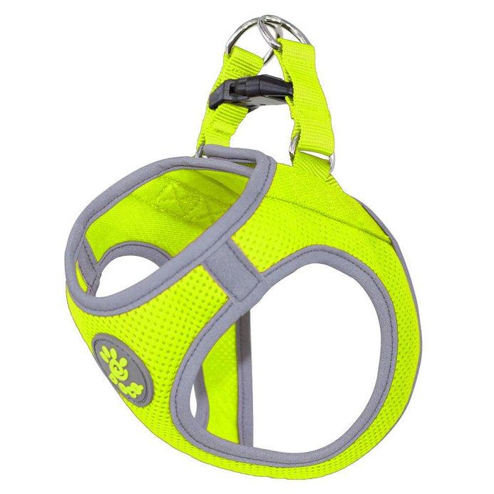 DOCO Athletica QUICK FIT Reflective Dog Harness, Safety Lime