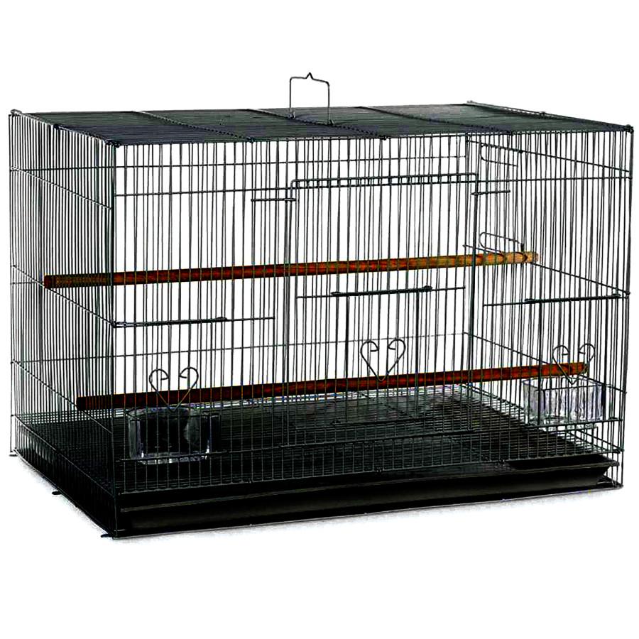 A&E Cage Company Flight Bird Cage, Black, 24-in x 16-in