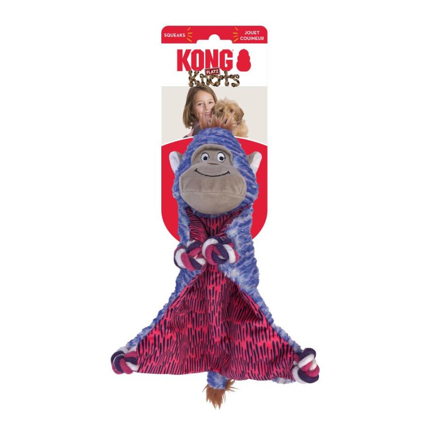 KONG Knots Flatz Monkey Dog Toy, Small/Medium