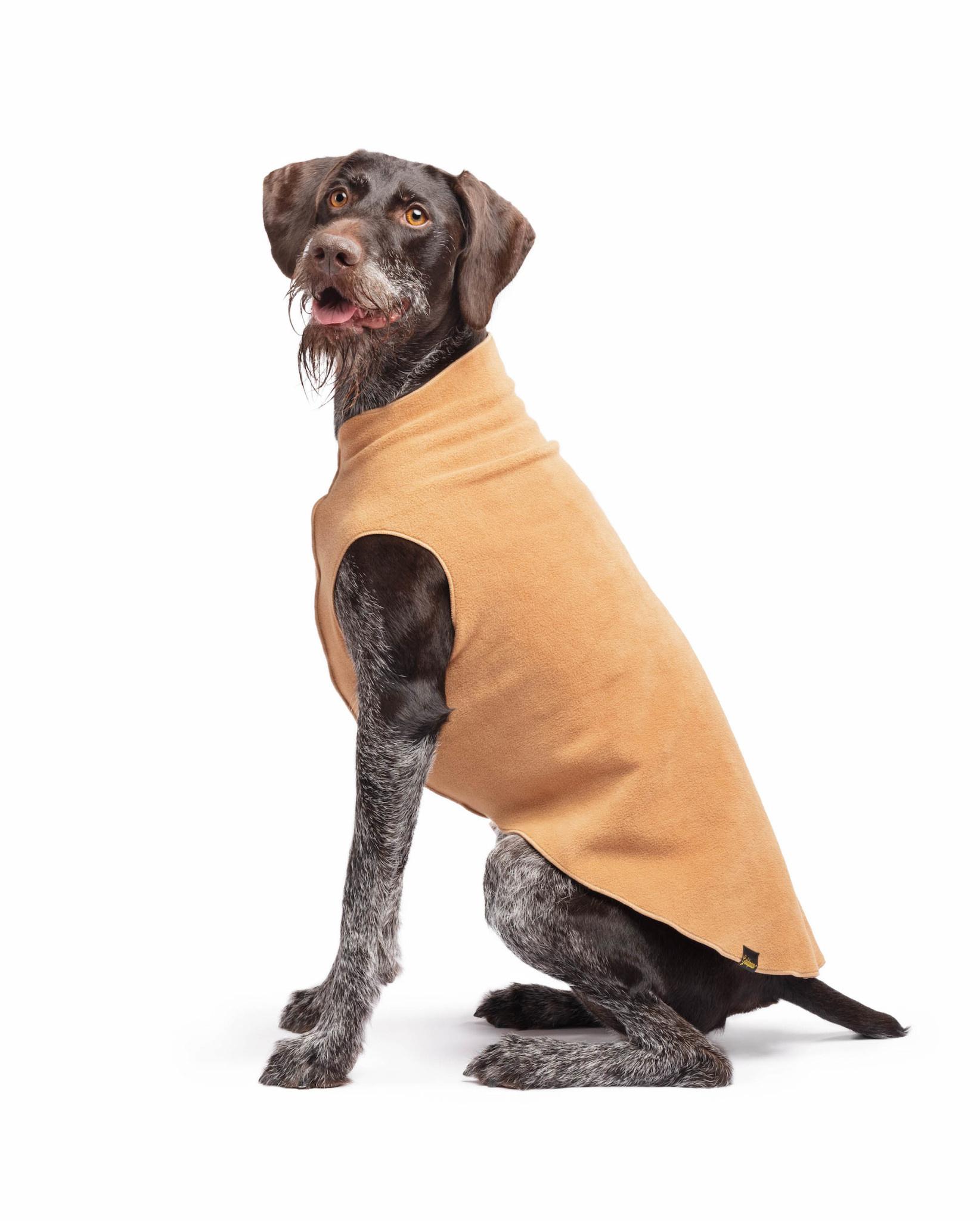 Goldpaw Stretch Fleece Dog Coat, Chipmunk, 12