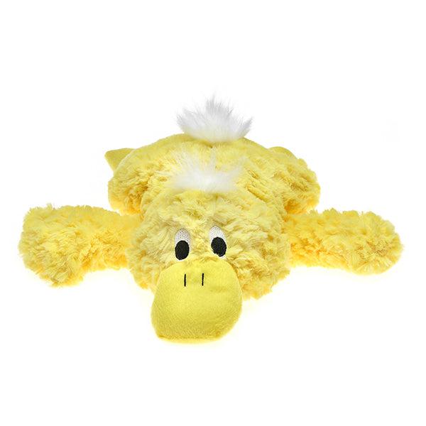Patchwork Pet Pastel Platypus Dog Toy, Yellow, 8-in
