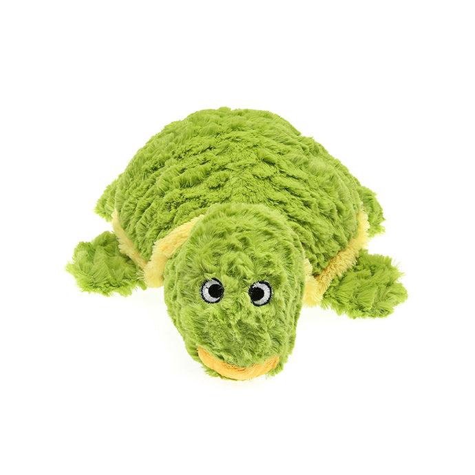 Patchwork Pet Pastel Tortoise Dog Toy, Green, 8-in