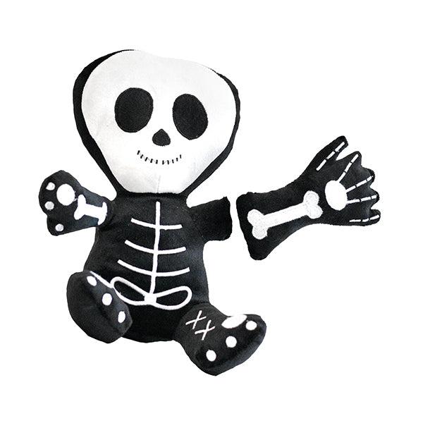Patchwork Pet Playful Pair Mr. Bones Dog Toy, 15-in