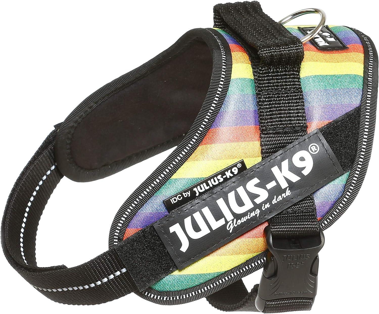 Julius-K9 IDC Powerharness Dog Harness, Rainbow, Baby 1