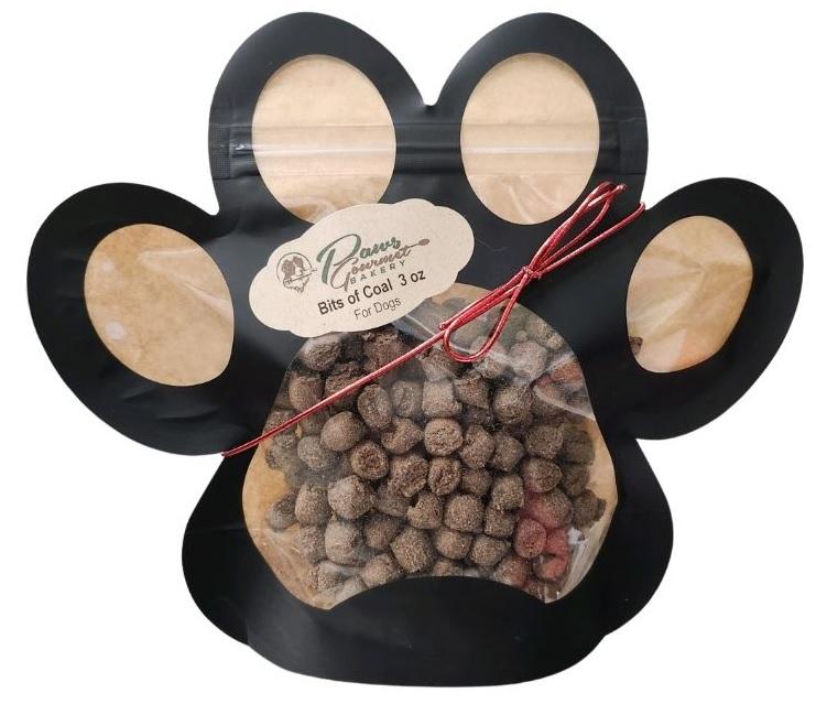Paws Gourmet Bakery Christmas Bits of Coal Dog Treats