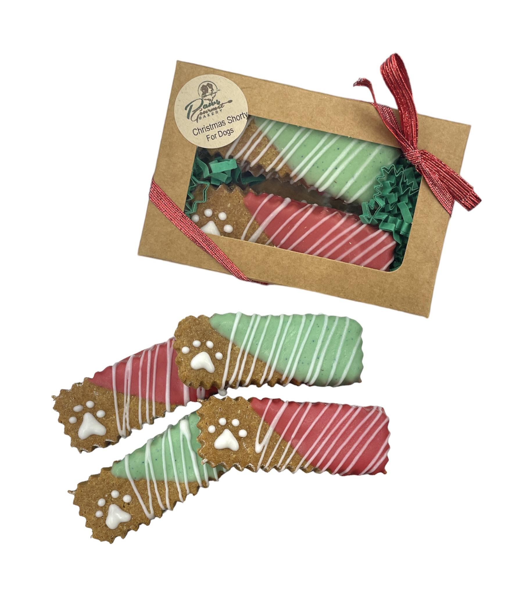 Paws Gourmet Bakery Christmas Shorties Gift Box Dog Treats