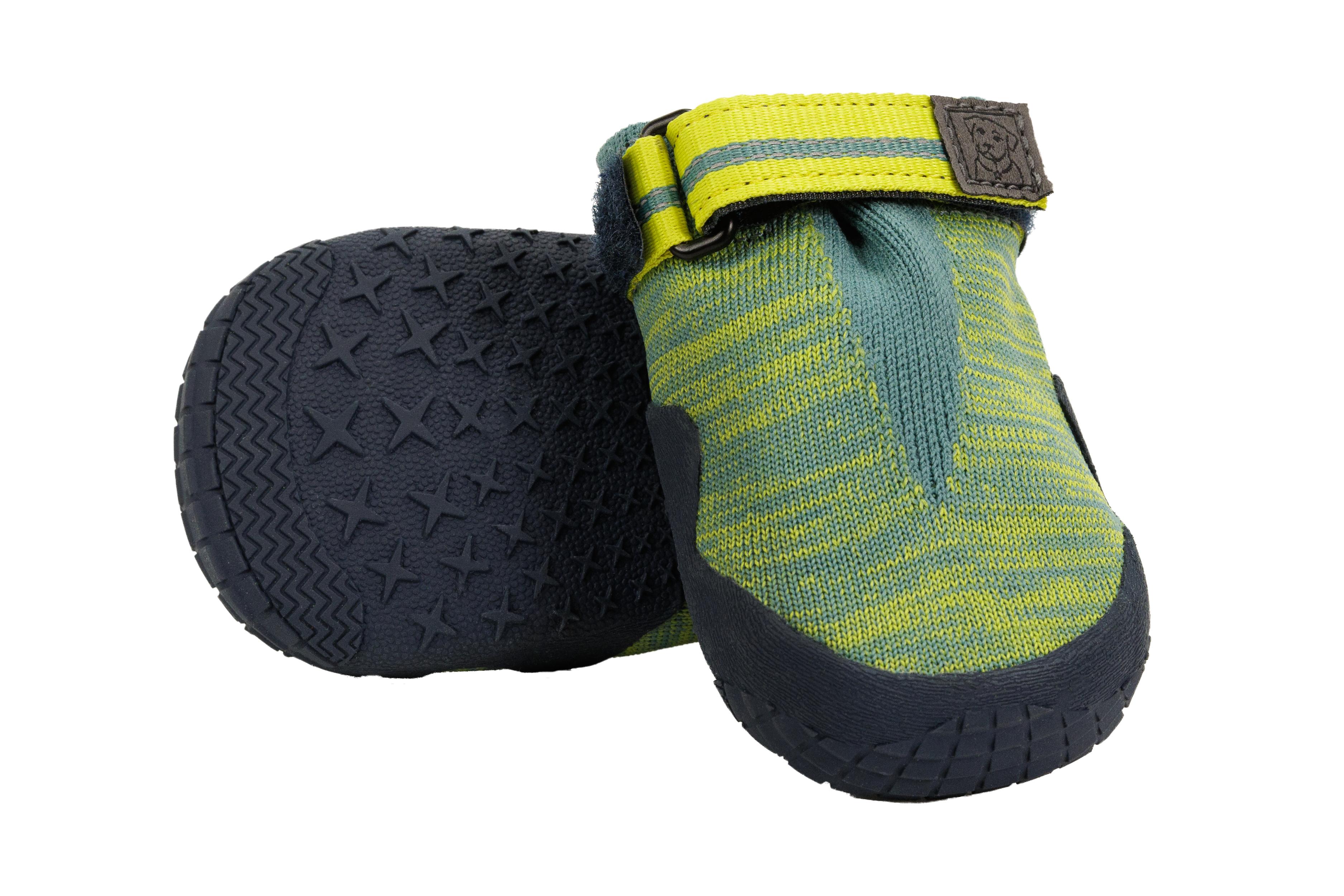 Ruffwear Hi & Light Trail Dog Shoes, River Rock Green, 3.25-in