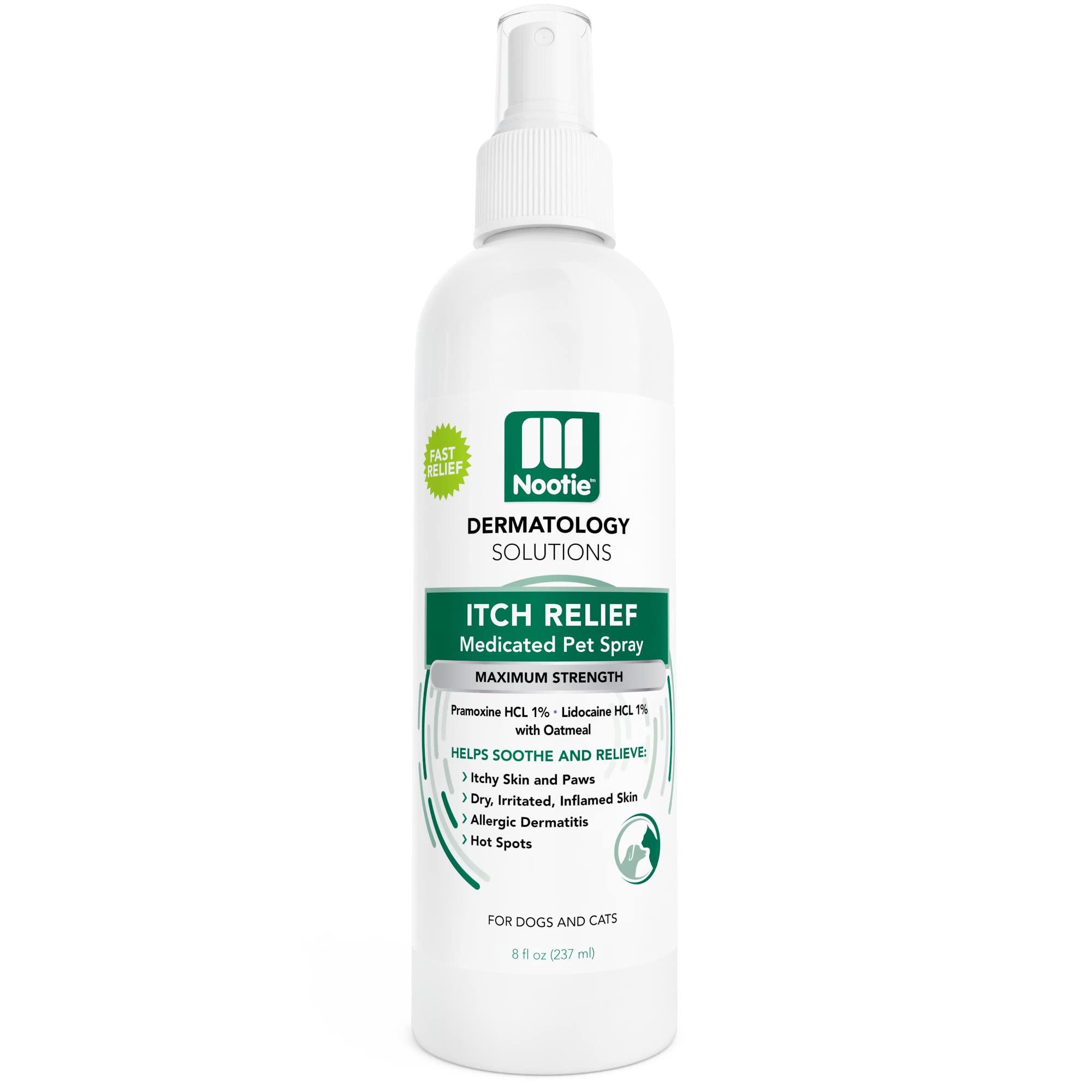 Nootie Medicated Itch Relief Spray for Dogs & Cats, 8-oz
