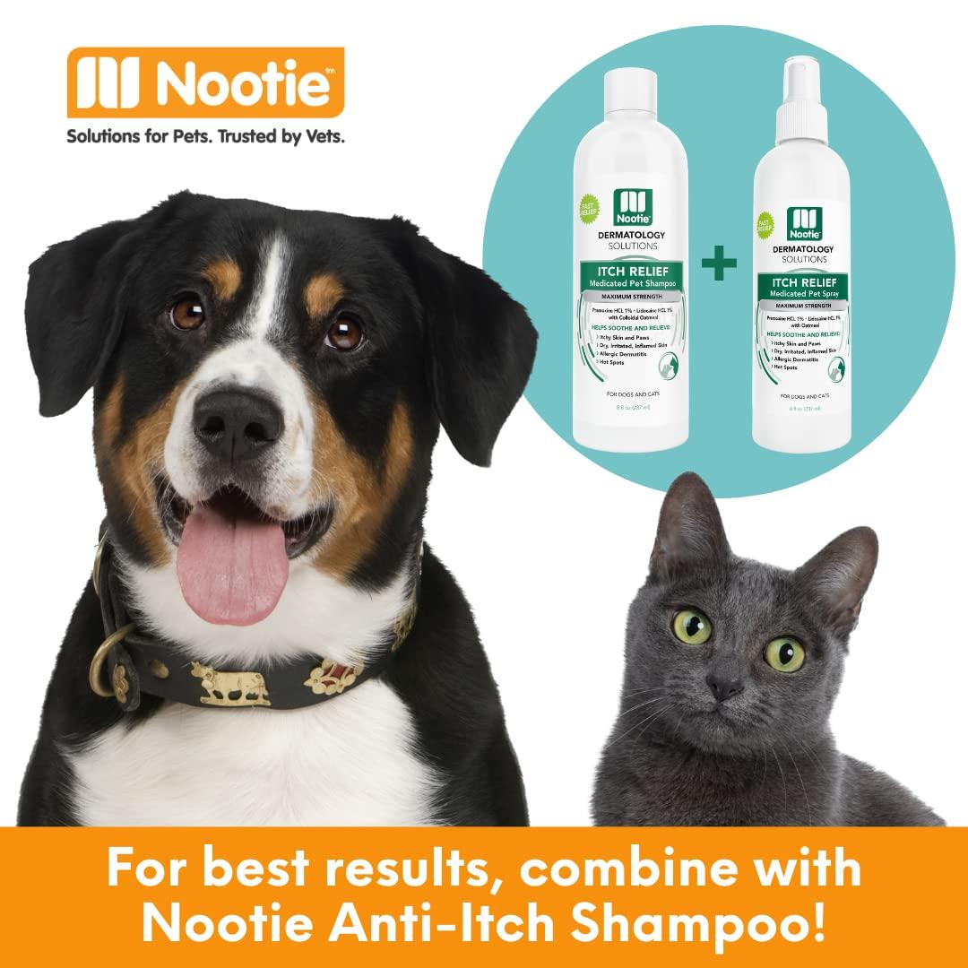 Nootie Medicated Itch Relief Spray for Dogs & Cats, 8-oz