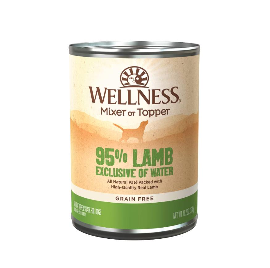 Wellness 95% Lamb Grain-Free Wet Dog Food Can