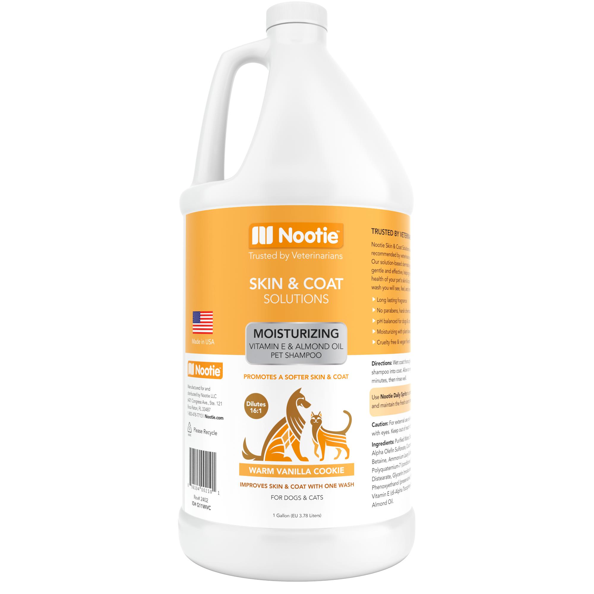 Nootie Warm Vanilla Cookie Moisturizing Dog & Cat Shampoo, 1-gal