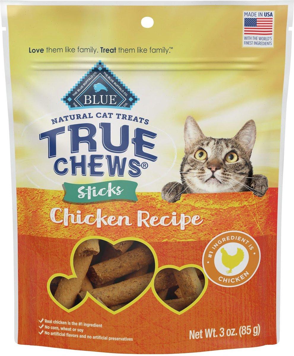 Blue Buffalo True Chews Chicken Sticks Cat Treats, 3-oz