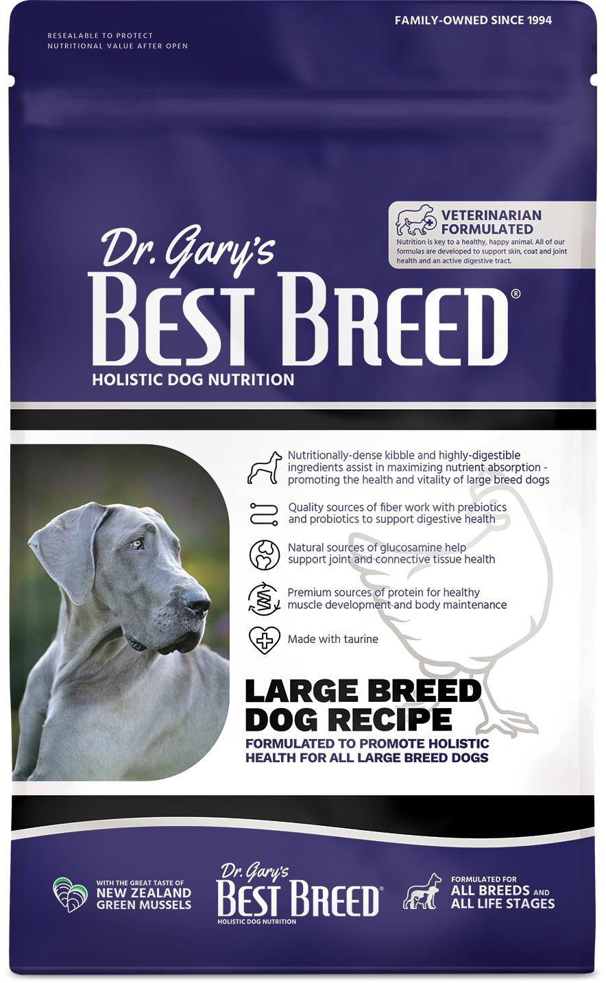 Dr. Gary's Best Breed Large Breed Recipe Dry Dog Food, 13-lb