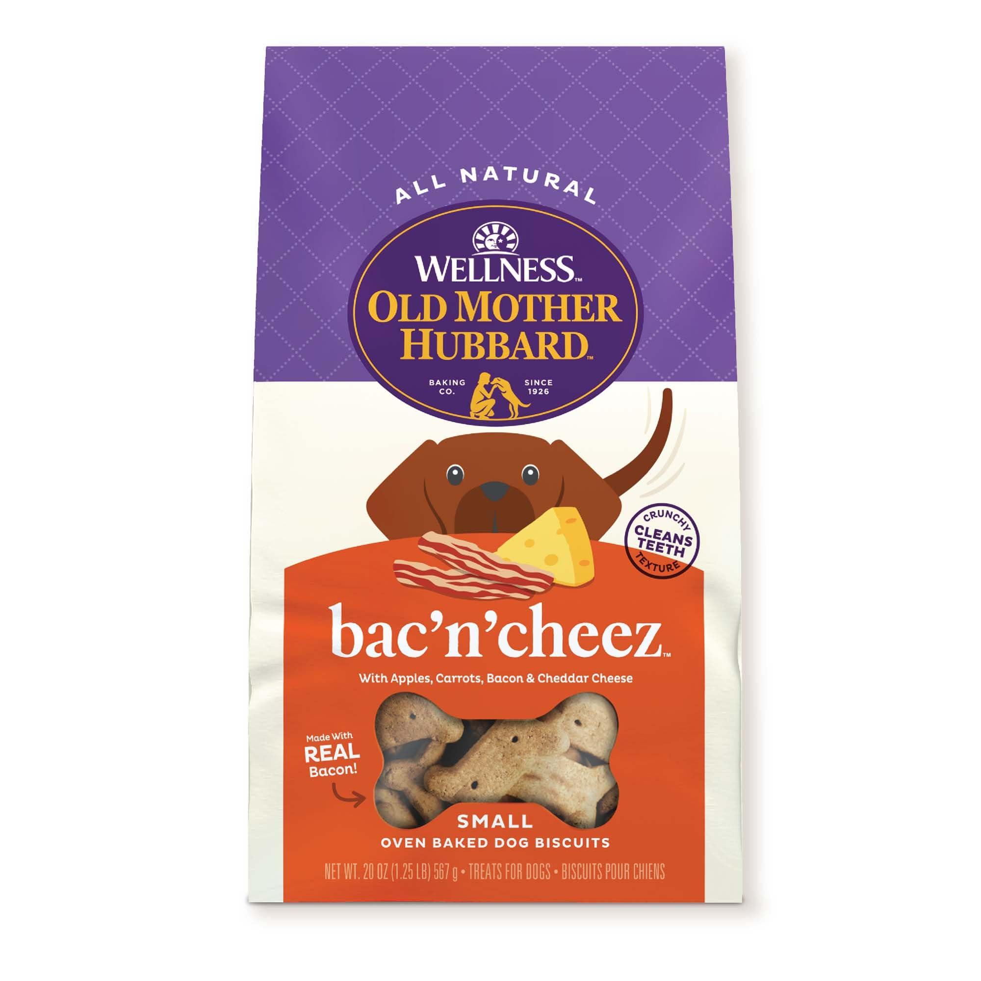 Old Mother Hubbard Classic Bac'N'Cheez Dog Treats, Small, 20-oz