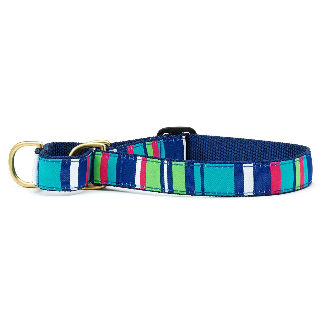 Up Country Martingale Dog Collar, Sutton Stripe, 5/8-in x 8-14-in