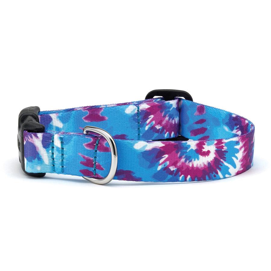 Up Country Dog Collar, Tie Die, 3/4-in x 9-15-in