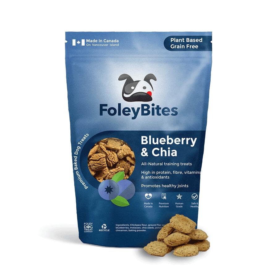 FoleyBites Blueberry & Chia Grain-Free Dog Treats