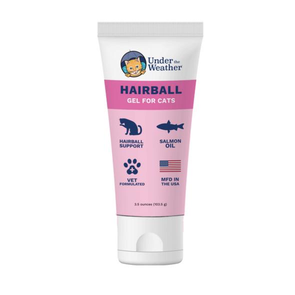 Under the Weather Hairball Support Gel Cat Supplement, 3.5-oz